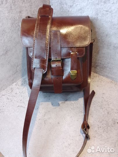 Сумка мужская кожаная ручной работы