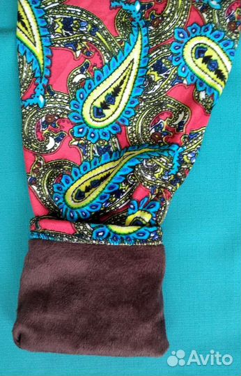 Лосины утеплённые полушерстяные и велюровые