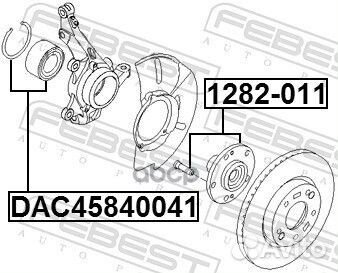 Ступица передняя 1282011 Febest