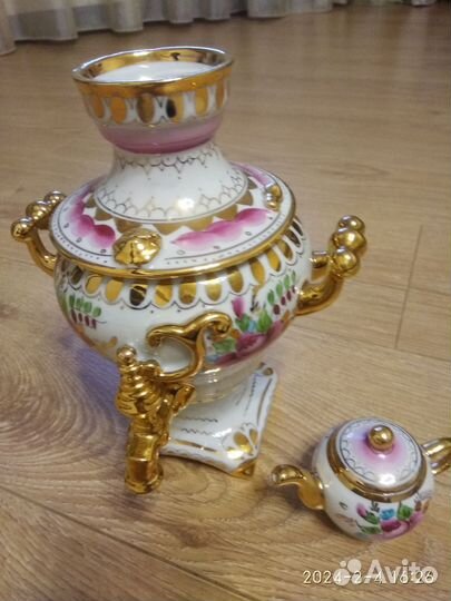 Самовар Гжель СССР