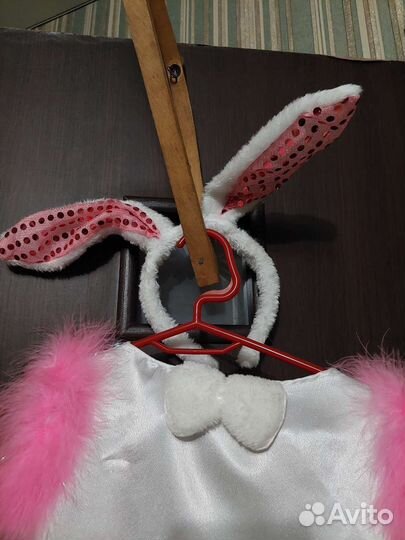 Костюм платье новогоднее девочка-зайчик