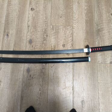 Катана бамбуковая игрушечная из аниме