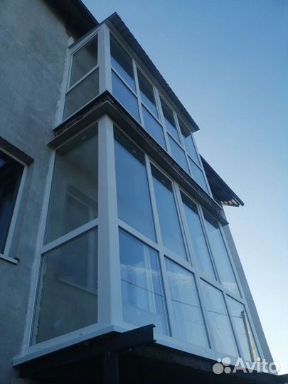 Остекление балконов пвх