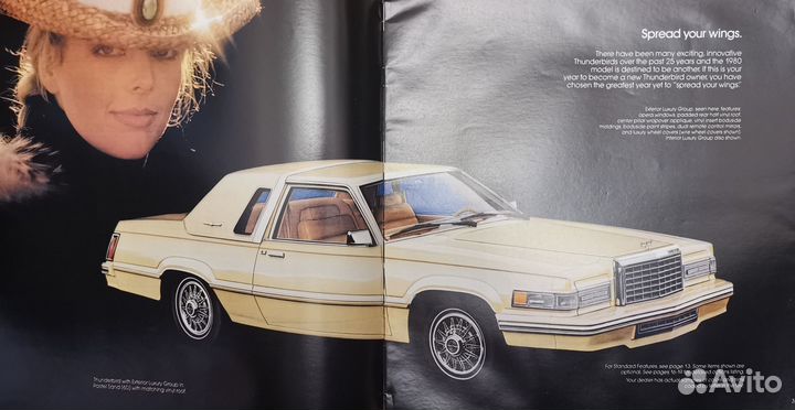 Дилерские журналы ford Thunderb1978-1997 оригинал