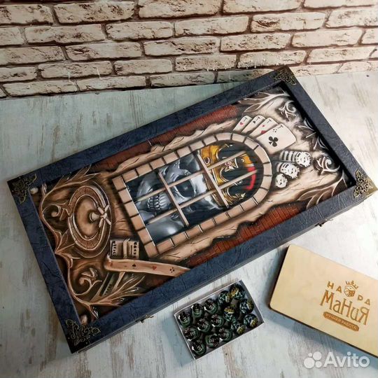 Нарды стеклянные