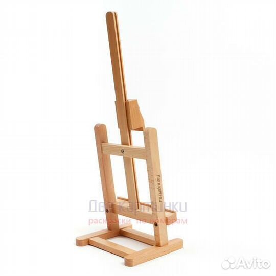 Мольберт настольный бук, 44 см, регулируемый, лаки