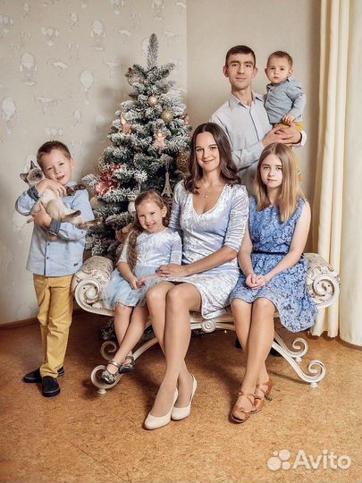 Платья мама 44 и дочка 3 г family look