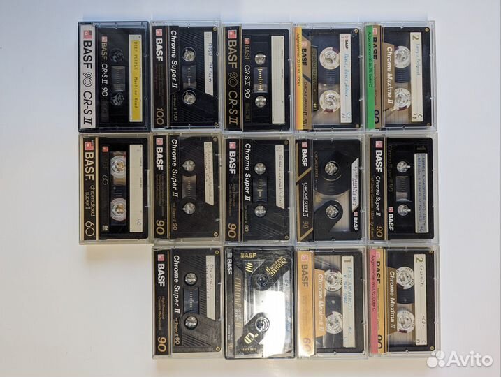 Аудиокассеты с записью Basf Chrome Super Maxima