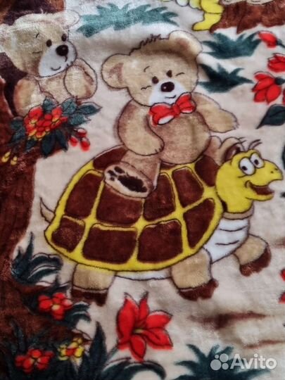 Плед детский новый 110*140