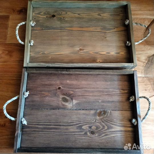 Разнос деревянный поднос удобный