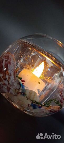 Свеча-подсвечник