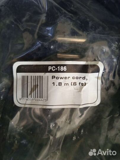 Кабель питания CEE 7/7 - IEC 320 C13,0.75 мм²,1.8м
