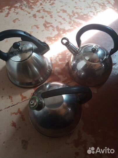 Чайник, кастрюли, сковородки