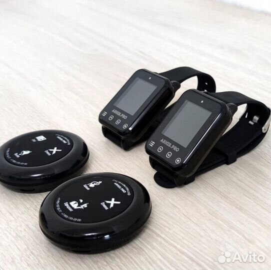 Система вызова официанта/персонала кнопка и часы