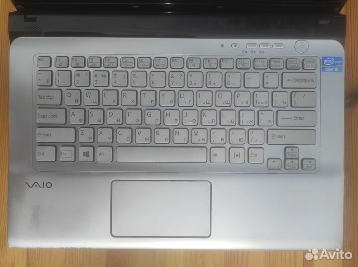 Ноутбук Sony vaio SVE14A3M2RS i3-3120M, 14''сенсор