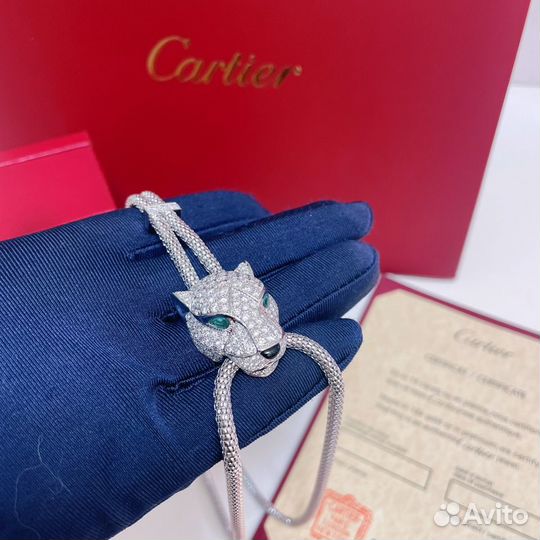 Cartier колье из золота 750 пробы и бриллиантов