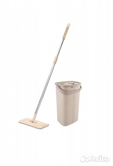 Швабра плоская с ведром