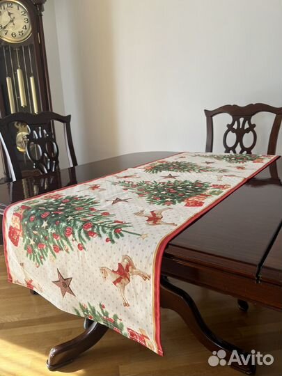 Дорожка новогодняя на стол скатерть