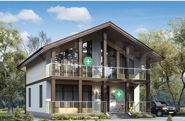 Дом 175 м² на участке 7,5 сот.