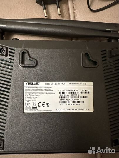 Роутер Asus RT-N12