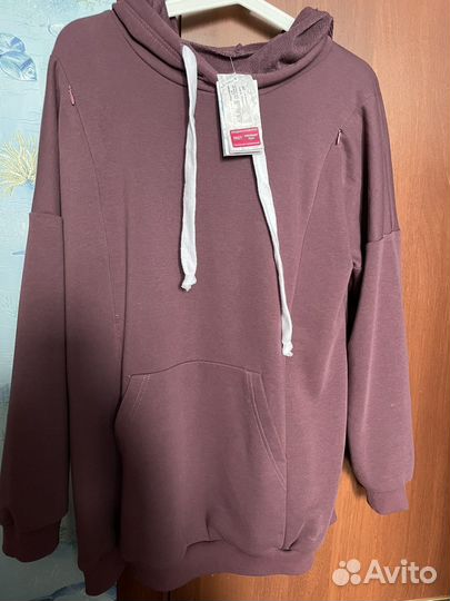 Худи толстовка для беременных и кормящих новая