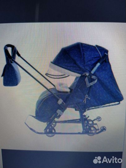 Детские санки коляска