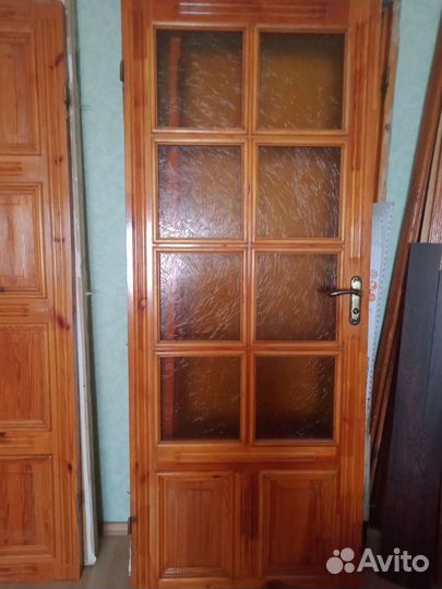 Межкомнатные двери б/у из сосны на дачу
