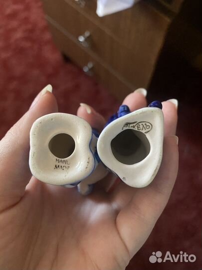 Фарфоровые фигурки гжель СССР