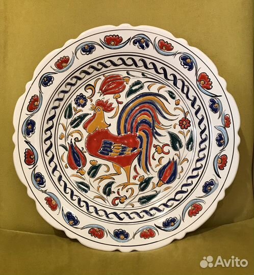 Декоративная тарелка ручной росписи