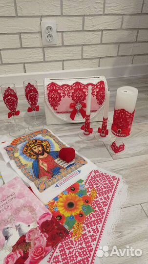 Набор фужеров и подарочки