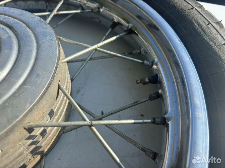 Новое колесо на мотоцикл иж