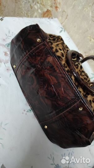 Сумка prada винтаж натуральная кожа