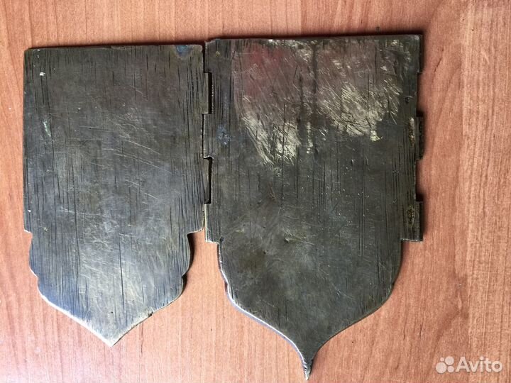 Складень 2 створки бронзовые иконы