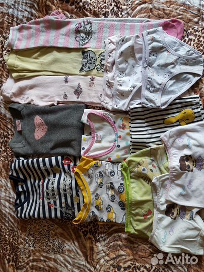 Детские вещи пакетом для девочки 3-5 лет