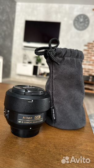 Объектив nikon 35mm 1.8 af-s dx