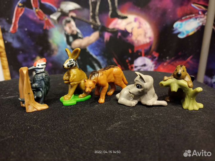 Игрушки из киндер сюрприза Животные, Птицы