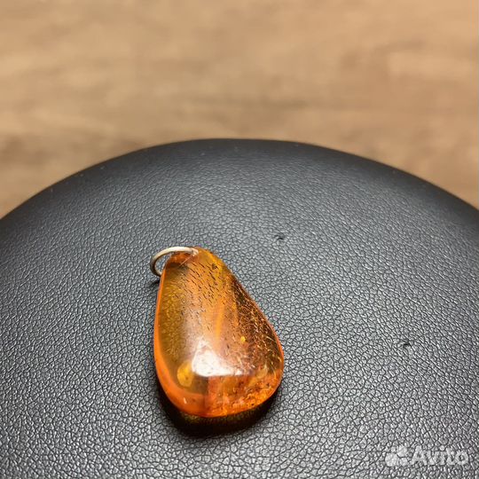 Винтажный Кулон Из Янтаря Ретро