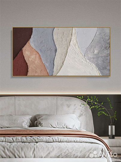 Современная картина маслом волны