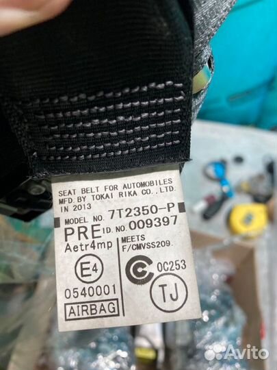 Комплект ремней безопасности Toyota Land Cruiser