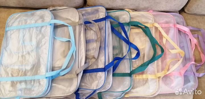 Прозрачная сумка в роддом