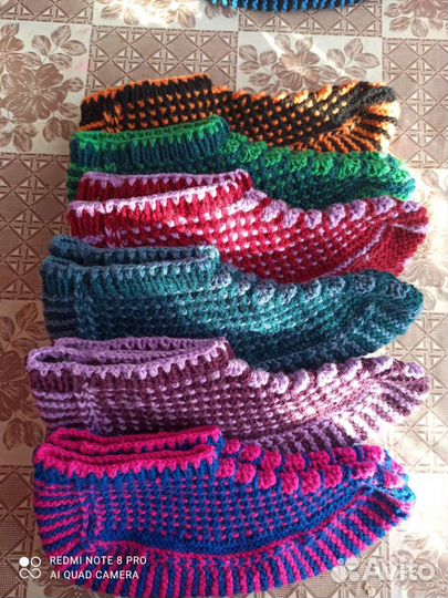 Носки вязаные