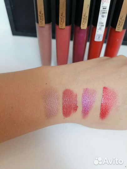 Тинт для губ Loreal матовый с металл-м эффектом