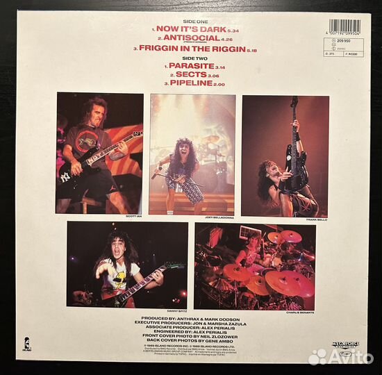 Anthrax – Penikufesin (Германия 1989г.)