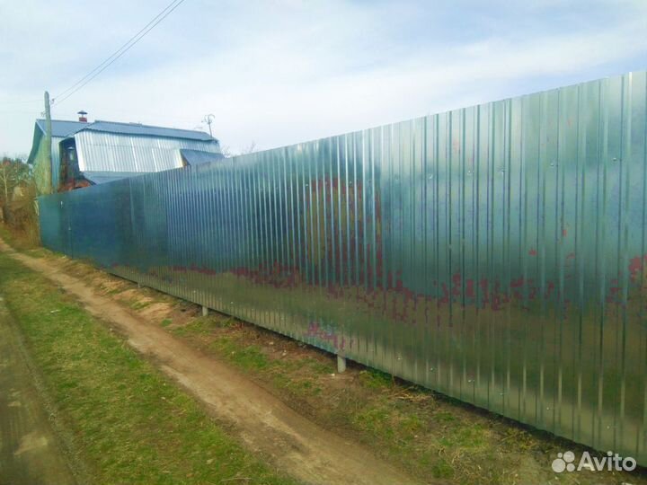 Забор из профнастила