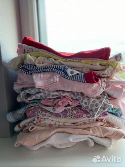 Детские вещи для девочки пакетом 62 68