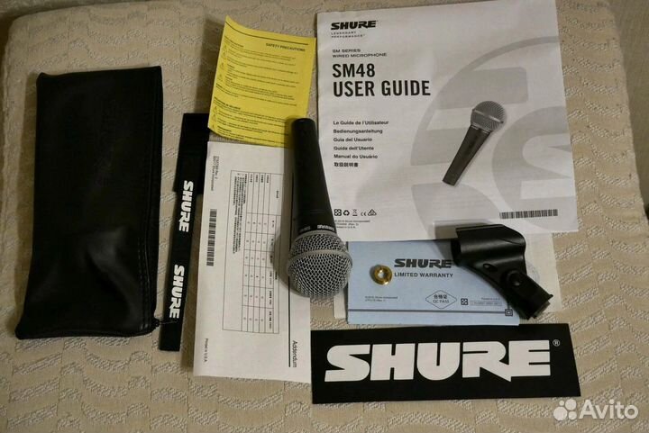 Микрофон Shure SM48S-LC/Оригинал