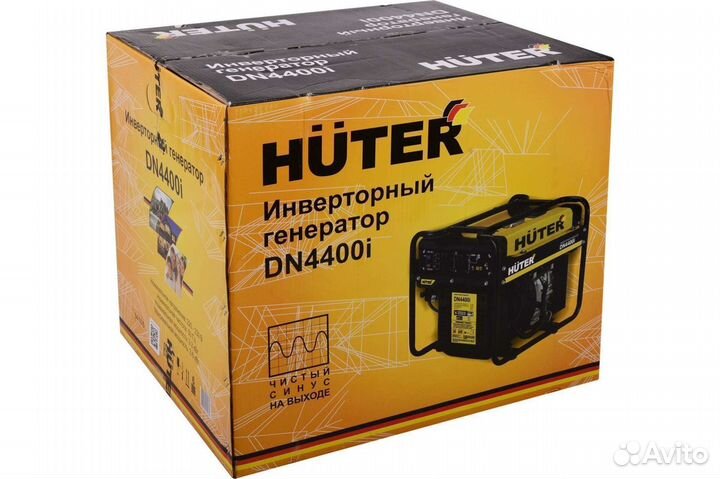 Инверторный генератор huter DN4400i