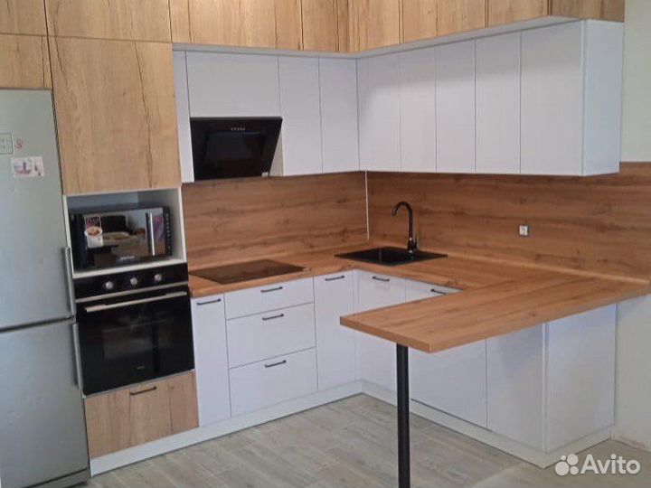 Кухонный гарнитур кухня с антресолью