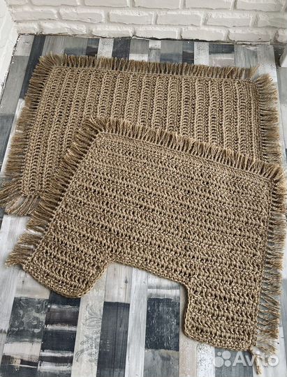 Коврик из джута