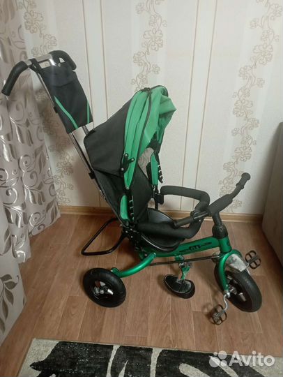 Детский велосипед с ручкой бу